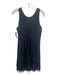 Lilly Pulitzer Size 2 Black Lace Fringe Sleeveless Back Zip Dress Black / 2