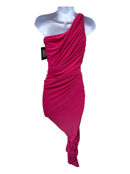 Norma kamali Size S / 36 Rose Pink Stretch Elastic One Shoulder Gown Dress Rose Pink / S / 36