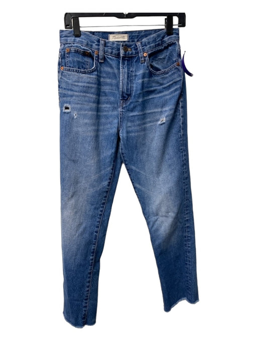 Madewell Size 26 Mid Wash Cotton Blend Cotton Blend 5 Pocket Belt Loops Jeans Mid Wash / 26