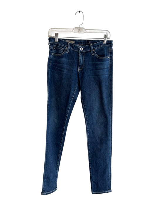 AG Adriano Goldschmied Size 27 Dark denim Cotton Blend 5 Pocket Zip Fly Jeans Dark denim / 27