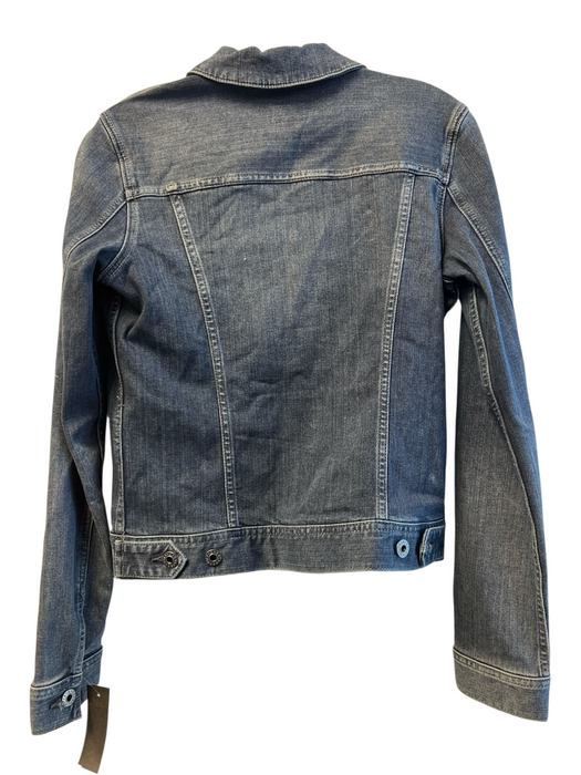 Adriano Goldschmied Size M Medium Wash Viscose Blend Denim Front Pockets Jacket Medium Wash / M