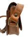 Celine Beige & Tan Coated Canvas Monogram Leather Crossbody Vintage Bag Beige & Tan / XS