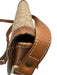 Celine Beige & Tan Coated Canvas Monogram Leather Crossbody Vintage Bag Beige & Tan / XS