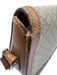 Celine Beige & Tan Coated Canvas Monogram Leather Crossbody Vintage Bag Beige & Tan / XS
