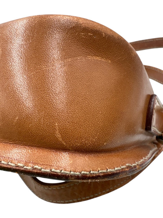 Celine Beige & Tan Coated Canvas Monogram Leather Crossbody Vintage Bag Beige & Tan / XS