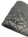 Chanel Black & Hot Pink Leather Patent Leather Logo Continental Vintage Wallets Black & Hot Pink