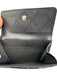 Chanel Black Patent Leather Silver Hardware Snap Bifold Card Holder Wallets Black