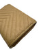 Chanel Beige Leather Chevron Logo Wallets Beige