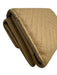 Chanel Beige Leather Chevron Logo Wallets Beige