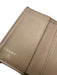 Chanel Beige Leather Chevron Logo Wallets Beige