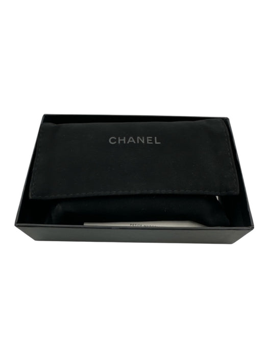 Chanel Beige Leather Chevron Logo Wallets Beige