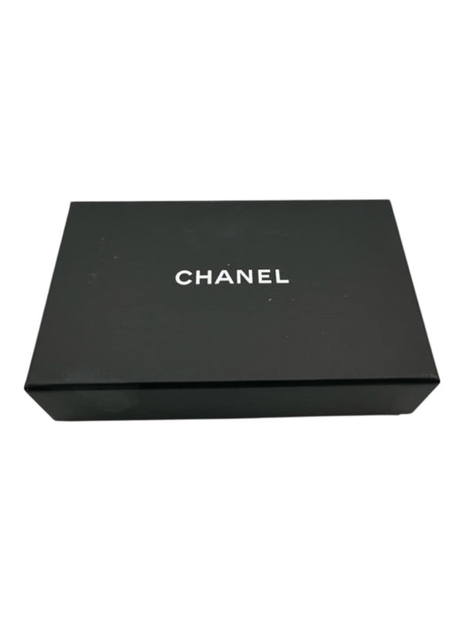 Chanel Beige Leather Chevron Logo Wallets Beige