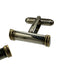 Tiffany & Co. Silver Sterling Silver Gold Accents 750 925 Cuff links / Tie Bars Silver