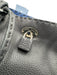 Fendi Black & Blue Leather Pebbled Reversible Tote Bag Black & Blue / Medium