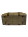 Burberrys Olive Green, Brown, Burgundy Canvas & Leather Plaid Leather Trim Bag Olive Green, Brown, Burgundy / M