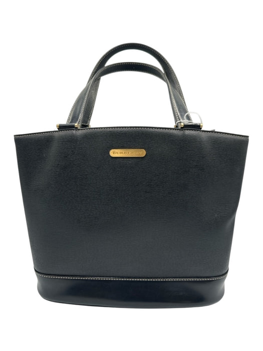 Burberry Black Leather Novacheck Interior Shoulder Bag Bag Black / S