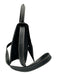 Loewe Black Leather Stitching Top Handle Crossbody Strap Bag Black