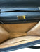 Loewe Black Leather Stitching Top Handle Crossbody Strap Bag Black