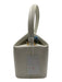 Givenchy White Leather GHW Turn Lock Top Handle Square Bag White / S
