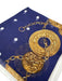 Fendi Blue, Gold & White Silk Chain Print Men's Scarf Blue, Gold & White