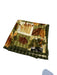 Celine Green & Multi Silk All Over Print Men's Scarf Green & Multi