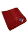 Yves Saint Laurent Red Silk Solid Vintage Men's Scarf Red