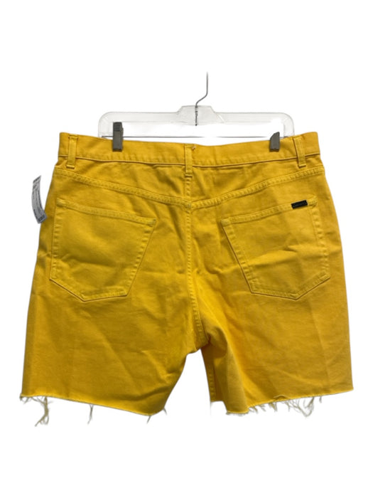 Saint Laurent NWT Size 32 Yellow Cotton Soda Men's Shorts Yellow / 32