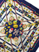 Hermes Navy & Multi Silk Abstract Jewel Print Coin Box Inc. scarf Navy & Multi / 90cm