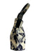 Gucci Beige & Navy Canvas Abstract Silver Hardware Shoulder Bag Vintage Bag Beige & Navy / Small