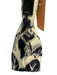 Gucci Beige & Navy Canvas Abstract Silver Hardware Shoulder Bag Vintage Bag Beige & Navy / Small