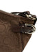 Ferragamo Brown Fabric Monogram Shoulder Bag Vintage Bag Brown / XS
