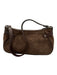 Ferragamo Brown Fabric Monogram Shoulder Bag Vintage Bag Brown / XS