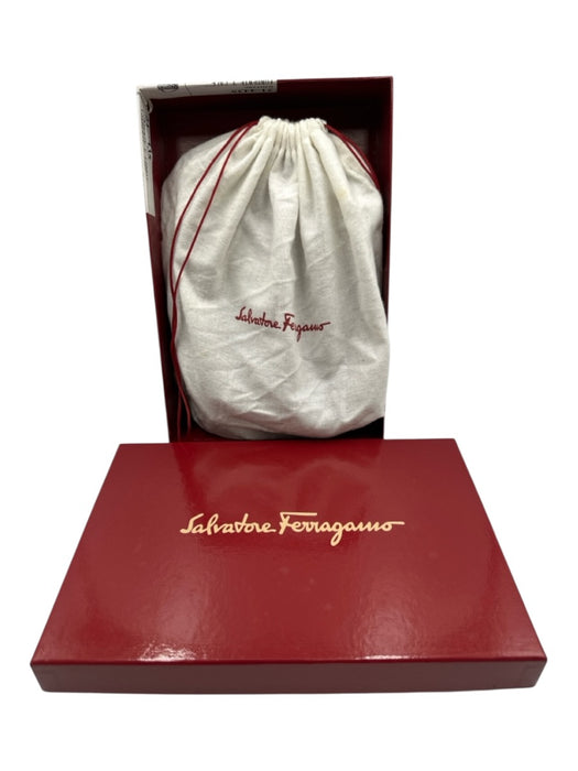 Ferragamo Brown Fabric Monogram Shoulder Bag Vintage Bag Brown / XS