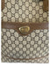 Gucci Beige, Red, Green Coated Canvas Monogram Web Tote Bag Beige, Red, Green / M/L