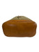 Celine Tan & beige Coated Canvas Leather straps Crossbody Bucket Vintage Bag Tan & beige / Small