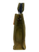 Hermes Olive & Navy Print Canvas Tote Double Strap Vintage Bag Olive & Navy Print / PM