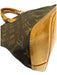 Louis Vuitton Brown Print Coated Canvas Monogram Top Handle Vintage Alma Bag Brown Print / MM