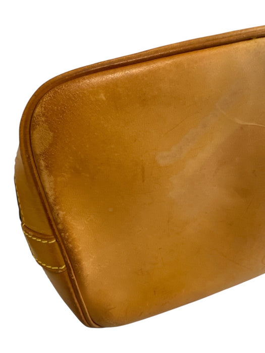 Louis Vuitton Brown Print Coated Canvas Monogram Top Handle Vintage Alma Bag Brown Print / MM