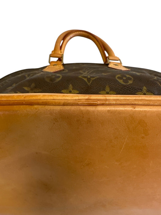 Louis Vuitton Brown Print Coated Canvas Monogram Top Handle Vintage Alma Bag Brown Print / MM