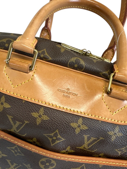 Louis Vuitton Brown Print Coated Canvas Monogram Top Handle Vintage Bag Brown Print / Medium
