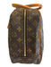 Louis Vuitton Brown Print Coated Canvas Monogram Top Handle Vintage Bag Brown Print / Medium