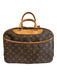 Louis Vuitton Brown Print Coated Canvas Monogram Top Handle Vintage Bag Brown Print / Medium