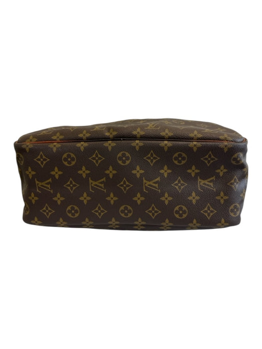 Louis Vuitton Brown Print Coated Canvas Monogram Top Handle Vintage Bag Brown Print / Medium