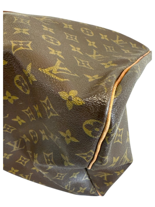 Louis Vuitton Brown Print Coated Canvas Monogram Vintage Keepall Bag Brown Print / XL