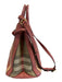 Burberry Pink & Cream Leather Novacheck Detail Top Handles Shoulder Strap Bag Pink & Cream / M