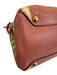 Burberry Pink & Cream Leather Novacheck Detail Top Handles Shoulder Strap Bag Pink & Cream / M