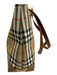 Burberry's Brown Print Coated Canvas & Leather Novacheck Tote Two Strap Bag Brown Print / L