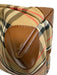 Burberry's Brown Print Coated Canvas & Leather Novacheck Tote Two Strap Bag Brown Print / L