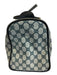 Gucci Navy & Red Coated Canvas GG Supreme Web Top Handle Bag Navy & Red / Medium