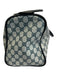 Gucci Navy & Red Coated Canvas GG Supreme Web Top Handle Bag Navy & Red / Medium